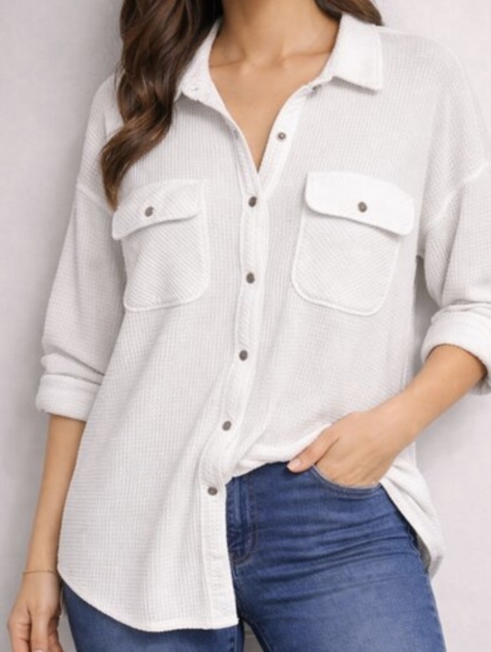 aerie Lavender Waffle-Knit